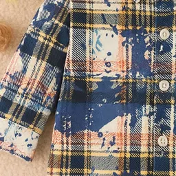 Googo Gaaga Boys Tartan Checks Checked Casual Shirt image 2