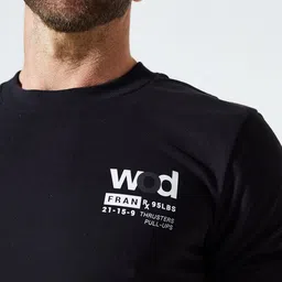 decathlon Domyos By DecathlonMen's Crew Neck Slim-Fit Soft Breathable Cross Training T-Shirt image 3