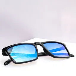 Jiebo Men Rectangle Sunglasses with UV Protected Lens CID-01-picture-13