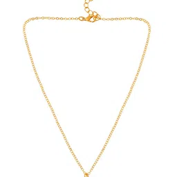 Melbees by Yellow Chimes Unisex Set Of 4 Gold-Plated Necklace image 4
