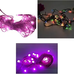 nirvair 124 LEDs 15 m Multicolor Steady Strip Rice Lights-picture-30