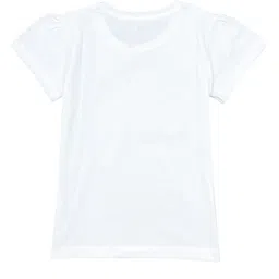 YUV Girls Selection Of 5 Printed Round Neck T-shirt image 3