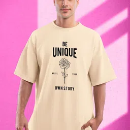 BUYTHATTRENDZ Men Typography Printed Drop-Shoulder Sleeves T-shirt-picture-31