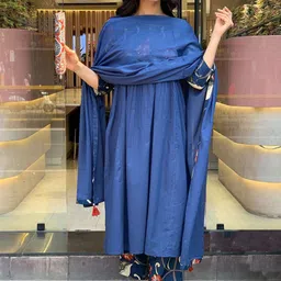 GoSriKi Women Printed Kurta with Palazzos & Dupatta image 5