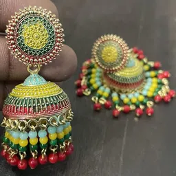 Mehpriye Contemporary Jhumkas Earrings image 3