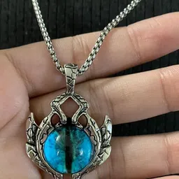 kazare Rhodium-Plated Quirky Pendants with Chains image 2