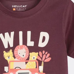 HELLCAT Boys Pack Of 3 Printed Short Sleeves T-shirt With Shorts image 4