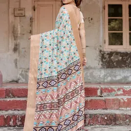 ALMAARI FASHION Zari Kanjeevaram Saree image 4