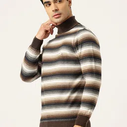 Monte Carlo Striped Turtle Neck Pullover image 2