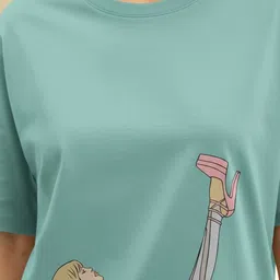 HELLCAT Women Printed T-shirt image 4