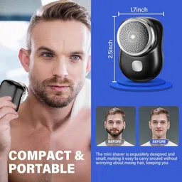 RADHE ENTERPRISE Mini Electric Shaver Hair Trimmer Portable Shaver for Men USB Shaver For Men, Women-image-18