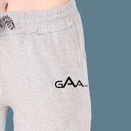 gaa Pack of 2 Women Solid Black Track Pants image 4