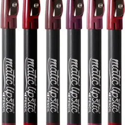 vars london 6 color matte crayon pencil lipstick combo pack + matte pencil lipstick-picture-25