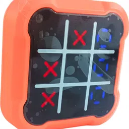 shizuha Fun-Tic-Tac-Toe Board Game, Classic Strategy Game with LED Display, Orange Frame Party & Fun Board Game-picture-35