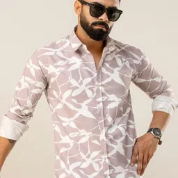 surhi Men Regular Fit Printed Spread Collar Casual Shirt-picture-14