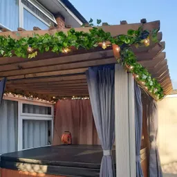 blackpari Money plant Green Anthurium Artificial Flower image 5