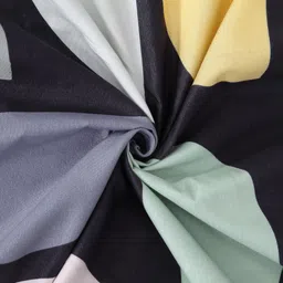 Arrabi Black & Yellow Printed 8-Seater Table Cover image 3