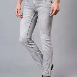 Cantabil Men Heavy Fade Stretchable Jeans image 5