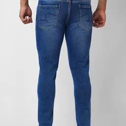 SPYKAR Men Tapered Fit Heavy Fade Stretchable Jeans image 3