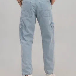 Snitch Men Blue Baggy Fit Jeans image 3