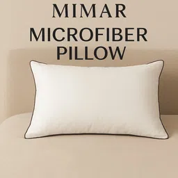 mimar homes Polyester Fibre Sleeping Pillow Pack of 4 Solid image 2