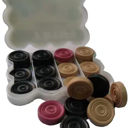 tima Carrom Board Coins Accessories Used in International Carrom Tournament (Plastic) Carrom Pawns-picture-11