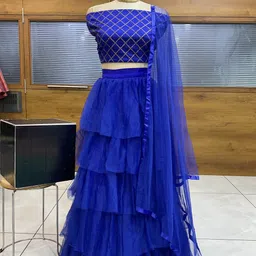 payu Self Design Semi Stitched Lehenga Choli-picture-15