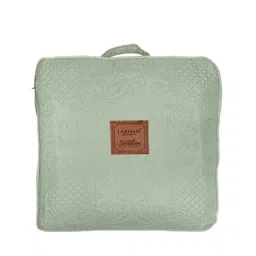 LABHAM Sensation Green Ultrasonic Quilted 230 TC Cotton King Bedspread & 2 Pillow Covers image 3