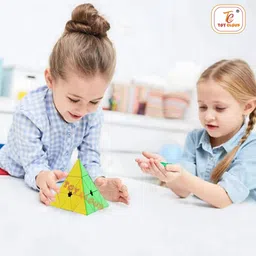 toy cloud Triangular Pyramid Puzzle Cube Toy, Durable Non-Toxic Stress Relief Fidget Toy image 5