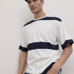 The Roadster Life Co. Striped Regular Fit T-shirt-image-53
