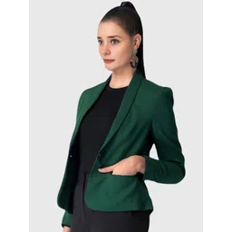 BAESD Notched Lapel Collar Single-Breasted Blazer image 3