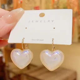 Estailo fashion Heart Shaped Drop Earrings-picture-38