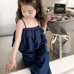 LULU & SKY Girls Basic Jumpsuit image 5