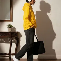 The Roadster Lifestyle Co Printed Oversized Fit Long Sleeve Hooded Sweatshirt image 4