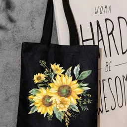 the sack co Women Floral Printed Oversized Shopper Tote Bag-picture-31