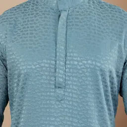 Rawayi Men Thread Work Georgette Kurta image 2