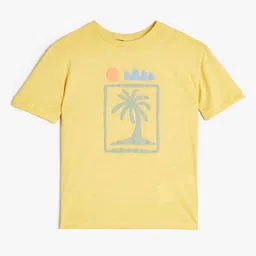 Koton Boys Typography Printed Applique T-shirt-picture-56