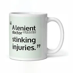 Mr UVD Green & Black Typography Printed Ceramic Matte Mug 350 ml image 3