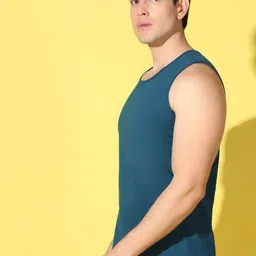 WOOSTRO Pack of 2 Printed Combed Cotton Innerwear Vests with Intelliease Technology image 4