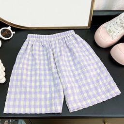 FOREVER FRIDAY Girls Cotton Checked Printed Shorts-picture-20