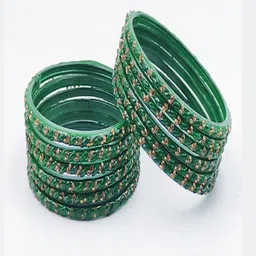 RAF DUKAN Set Of 12 Glass Bangles-image-5