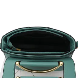 ITALISH Embellished Leather Structured Sling Bag image 4