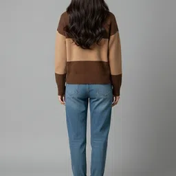 Mast & Harbour Women Colourblocked Sweatshirt image 3