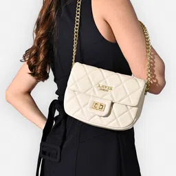 LAVIE LUXE Chan25 Women Textured Crossbody Quilted Sling Bag-picture-11