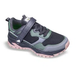 IMPAKTO Men Colourblocked Lace-Up & Velcro Strap Sneakers-image-4