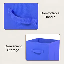 Aura Blue & Beige 6 Pieces Multi-Utility Storage Box Organisers image 4