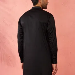 VASTRAMAY Men Satin Kurta image 4