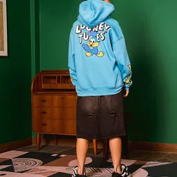 Bonkers Corner Men Printed Hooded Sweatshirt-picture-40