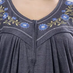 CHUI MUI Embroidered Maxi Nightdress image 2