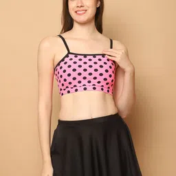 CUKOO Printed Padded Bra & Skirt Swim Set image 5